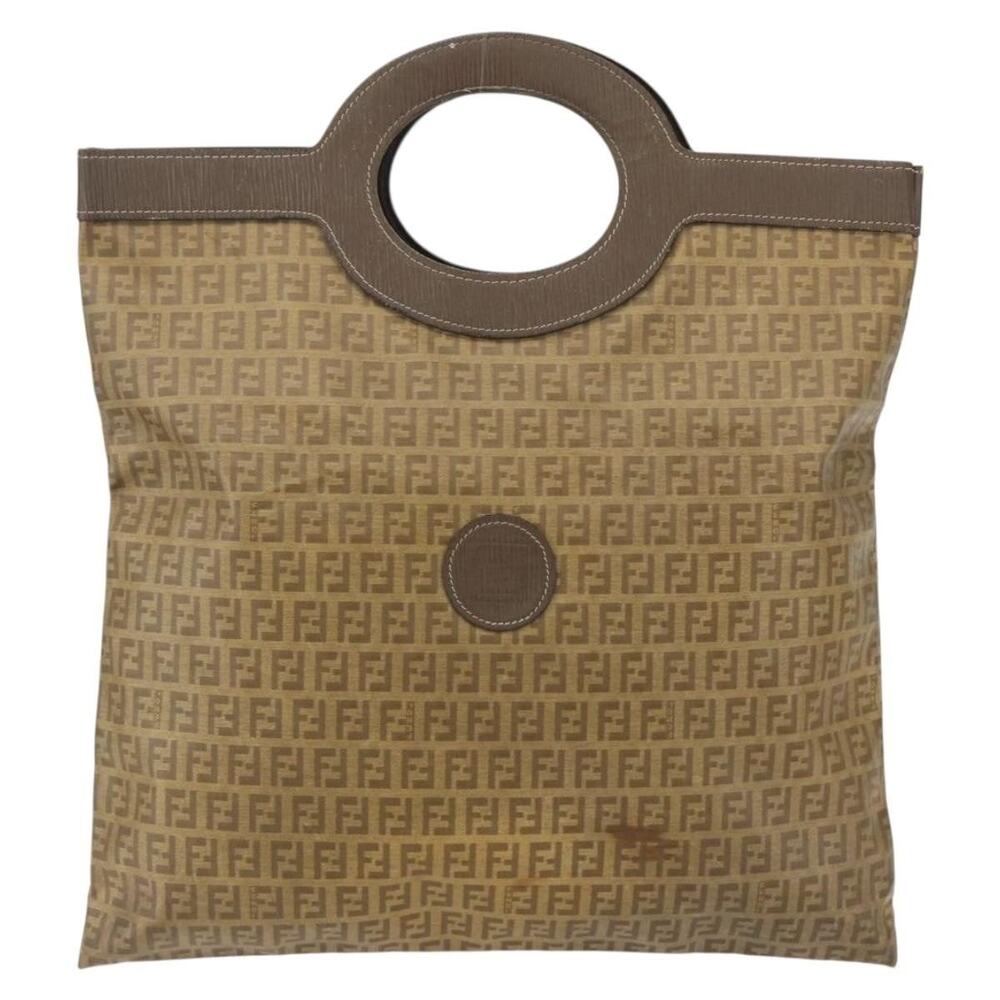 Fendi Zucchino Handbag Brown